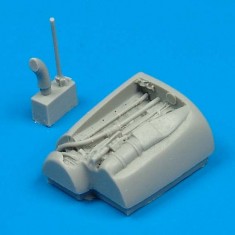1/72 Lockheed P-38 Lightning Engine - one piece for Academy kits 