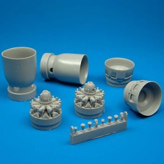 1/72 Douglas A-26K Correct Cowlings and Engines for Italeri kits