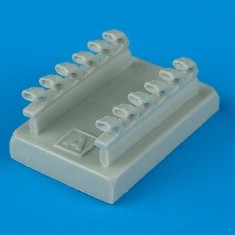 1/72 North-American P-51A Exhaust for Academy kits 