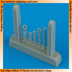 1/72 Lockheed P-38M Lightning Gun Barrels for Dragon kits 