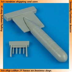 1/72 Bristol Beaufighter Mk.I/Mk.VI/MK.X/Mk.21 External Fuel Tank for Hasegawa kits 