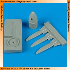 1/72 Hawker Hurricane Mk.II Propeller with alignment tool for Hasegawa kits 