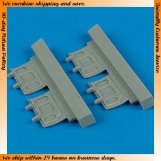 1/72 Junkers Ju-88 Undercarriage Covers for Hasegawa kits 