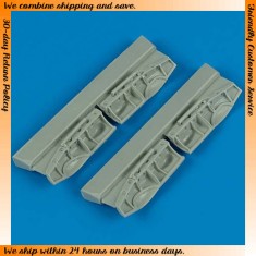 1/72 Bristol Beaufighter Mk.I/Mk.VI/MK.X/Mk.21 Undercarriage Covers for Hasegawa kits 