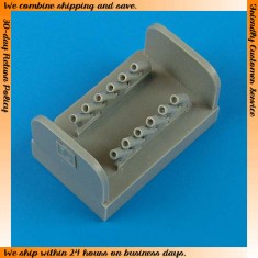 1/72 Supermarine Spitfire Mk.VIII Exhaust - round for Hasegawa kit