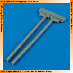 1/72 Vickers Wellington Fuel Outlet Pipe - closed flaps for Trumpeter kits 