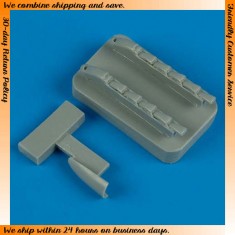 1/72 Junkers Ju 87D 'Stuka' Exhaust - early version for Fujimi kits