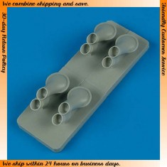 1/72 Nakajima G8N1 Renzan Exhaust for Hasegawa kit