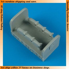 1/72 Hurricane Mk.IIc Fishtail Exhaust Pipes for Airfix kit