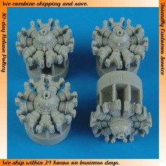 1/72 B-17G Flying Fortress Engines for Revell kit