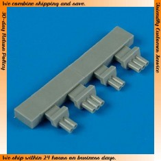 1/72 Grumman F6F-3/F6F-5 Hellcat Exhaust for Eduard kits