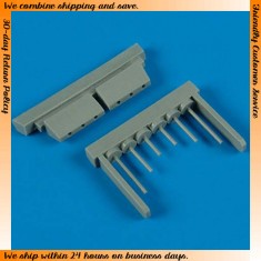 1/72 Grumman F6F-3/F6F-5 Hellcat Gun Barrels for Eduard kits