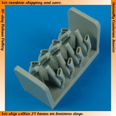 1/72 Handley-Page Halifax B Mk.I/Mk.II Exhaust type C for Revell kits 