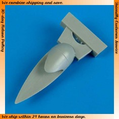 1/72 Grumman F6F Hellcat Correct Radome for Eduard kits
