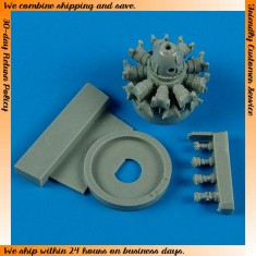 1/72 Grumman F6F Hellcat Engine for Eduard kits (F6F-3 F6F-5N F6F-5)