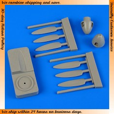 1/72 Junkers Ju 88A-4/C-6 Propeller w/tool for Hasegawa and Revell kits