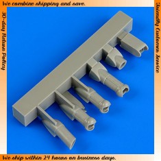 1/72 Messerschmitt Bf110 Air Intakes for Eduard kit
