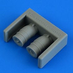 1/72 Westland Wessex HC.2 Exhaust with FOD Covers for Airfix Kit