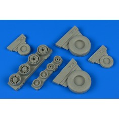 1/48 Grumman F-14A Tomcat Weighted Wheels Set for Tamiya kit