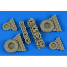1/48 Grumman F-14B/D Tomcat Weighted Wheels for Tamiya kits