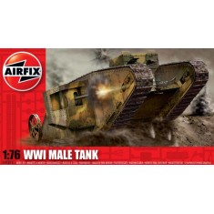 1/76 WWI Male Tank