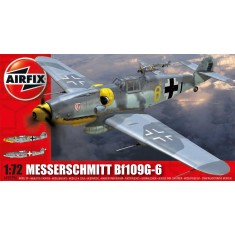 1/72 Messerschmitt Bf109 G-6 w/Decals for 9/JG53, A-Germany, B-Swiss Air Force