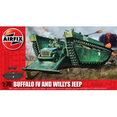 1/76 Buffalo IV Amphibian & Willys Jeep
