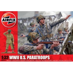 1/32 WWII US Paratroops (14 figures)
