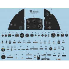 1/24 Hawker Typhoon Mk.1B Instrument & Placard Decals Set