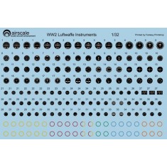 1/32 WWII Luftwaffe Instruments Decals