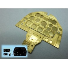 1/24 North American P51D Mustang Instrument Panel PE & Decal for Airfix kits