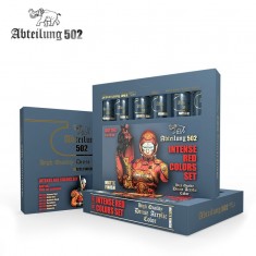 High Quality Dense Acrylic Paint Set - Intense Red