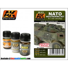 Weathering Set for NATO Tanks (35ml x 3)