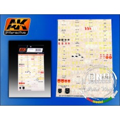 1/35 Dry Transfers - Symbols & Divisional Marks for Wehrmacht Division Vehicles