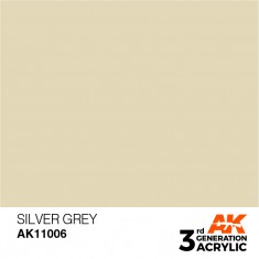 Acrylic Paint (3rd Generation) - Silver Grey (17ml)