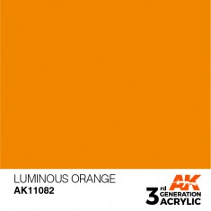 Acrylic Paint (3rd Generation) - Luminous Orange (17ml)