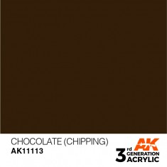 Acrylic Paint (3rd Generation) - Chocolate (Chipping) (17ml)