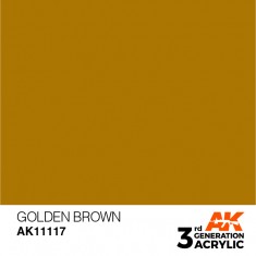 Acrylic Paint (3rd Generation) - Golden Brown (17ml)