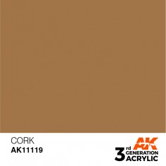 Acrylic Paint (3rd Generation) - Cork (17ml)