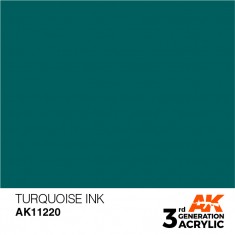 Acrylic Paint (3rd Generation) - Turquoise INK (17ml)