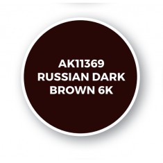 Acrylic Paint (3rd Generation) for AFV - Russian Dark Brown 6K (17ml)