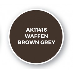 Acrylic Paint (3rd Generation) for Figures - Waffen Brown Grey (17ml)