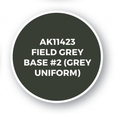 Acrylic Paint (3rd Generation) for Figures - Field Grey Base #2 (Grey Uniform) 17ml