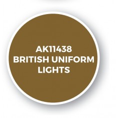 Acrylic Paint (3rd Generation) for Figures - British Uniform Lights (17ml)