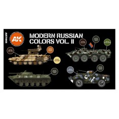Acrylic Paint (3rd Generation) Set for AFV - Modern Russian Colours Vol 2 3G (6x 17ml)