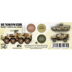 Acrylic Paint (3rd Generation) Set for AFV - Bundeswehr Desert Colours 3G (3x 17ml)