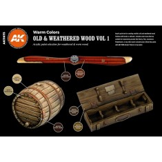 Acrylic Paint (3rd Generation) Set - Old & Weathered Wood Vol. 1 (6x 17ml)