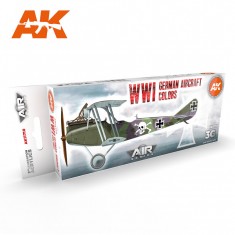 Acrylic Paint 3rd Gen set for Aircraft - WWI German Aircraft Colours (8x 17ml)