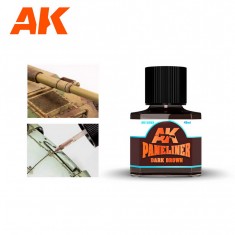 Enamel Paint - Dark Brown Paneliner (40ml)