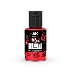 Red Glow Precision Fluor Enamel Effect (30ml, Matt)